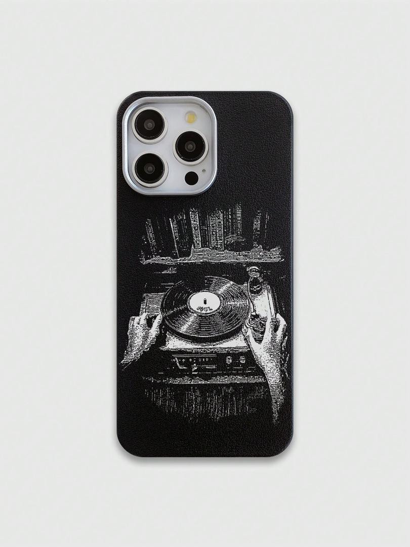 grunge punk disk music graphic printed phone case compatible  with iphone