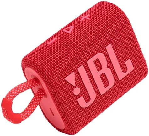 JBL Go 3: Portable Speaker with Bluetooth, Built-in Battery, Waterproof and Dustproof Feature - Black