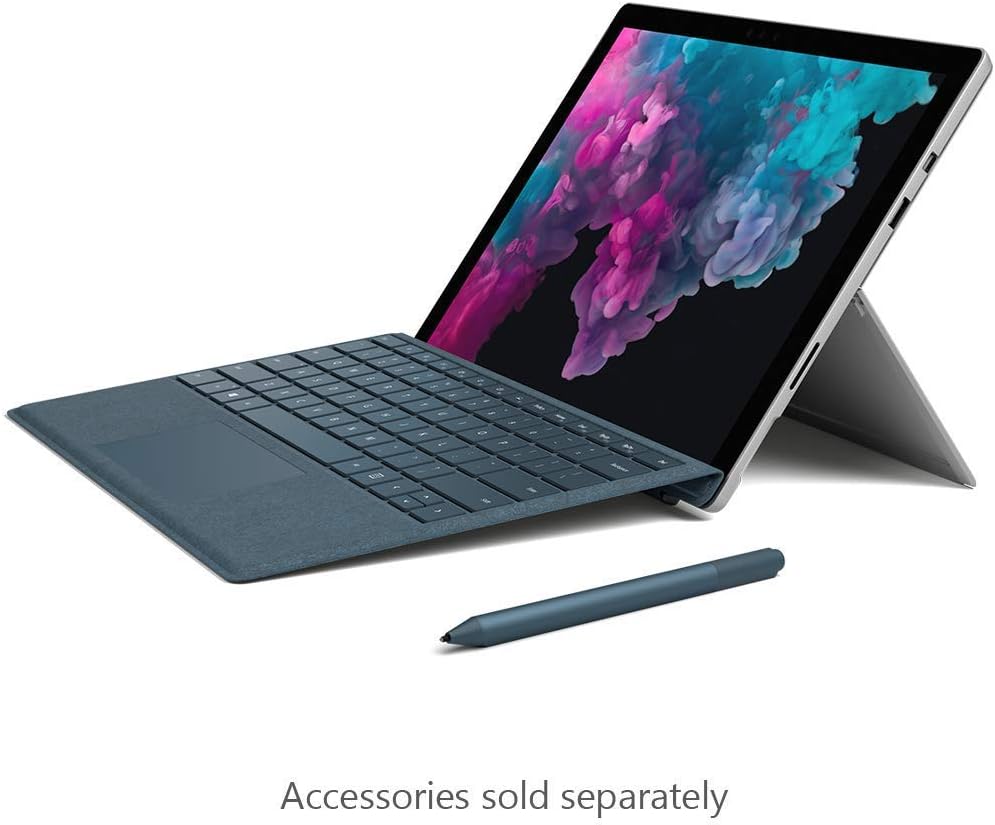 Microsoft Surface Pro 6 - Core i5 1.6GHz, 8GB RAM, 128GB SSD - Silver (Renewed)