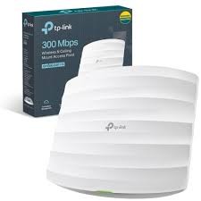 TP-Link EAP115 N300 Wireless Access Point, 300Mbps Access Points Support PoE 802.3af and Direct Current, Omada Mesh, Easy Setup, Centralized Cloud Management, Easily Mount to Wall or