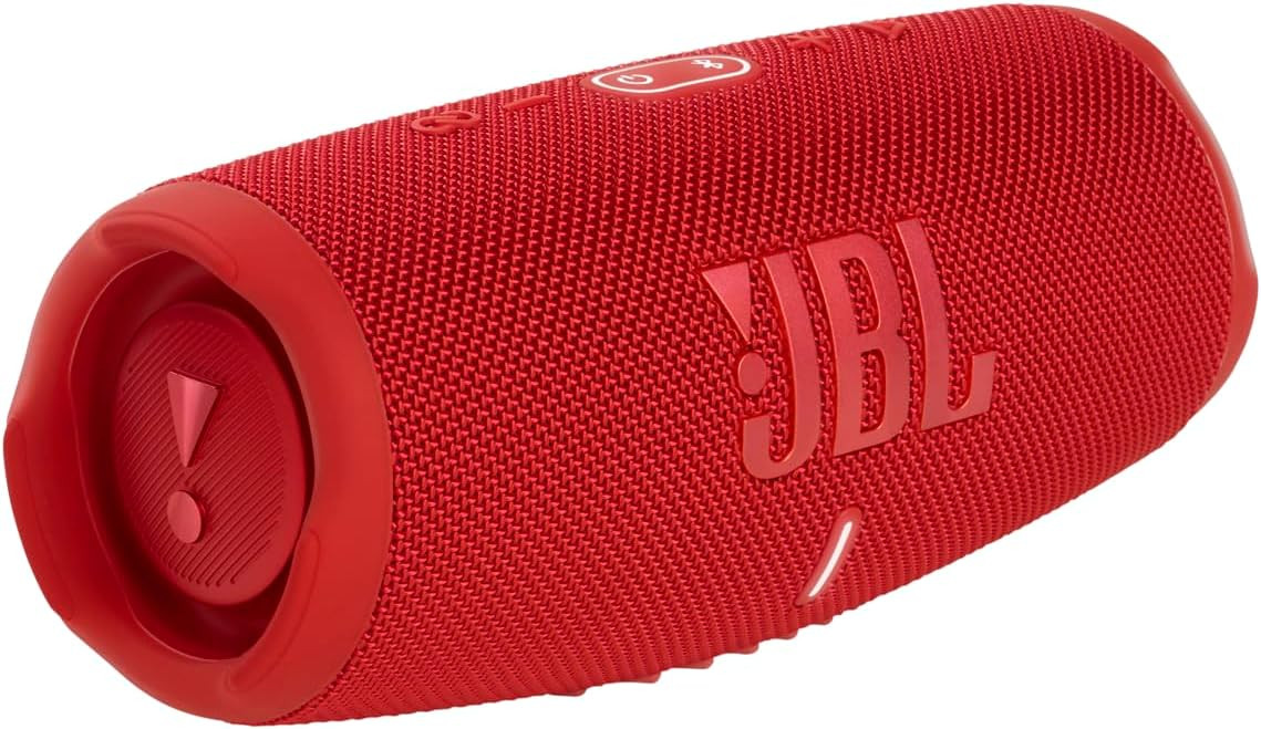 JBL Charge 5 WiFi and Bluetooth Speaker with up to 20 hours Battery Life, Waterproof and Dustproof, in Black