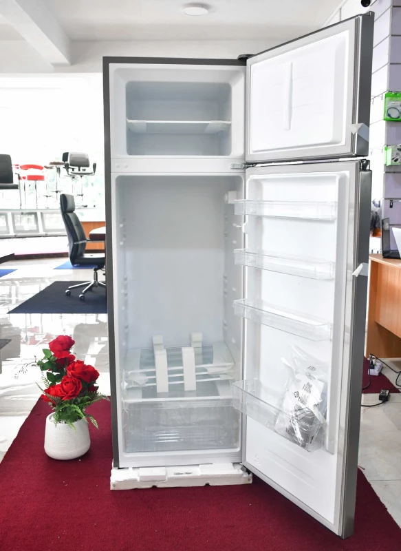 HISENSE FRIDGE H310TTS 222 LTR SILVER REFRIGERATOR 2 DOOR 51Kg FREEZER