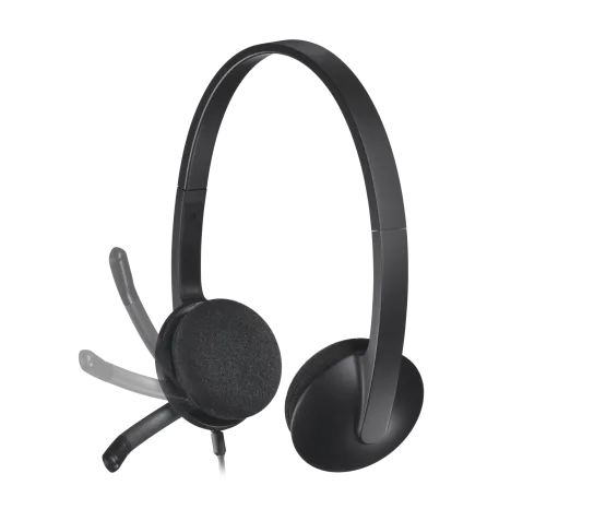 Logitech USB Headset H340 for Internet Calls and Music (Renewed